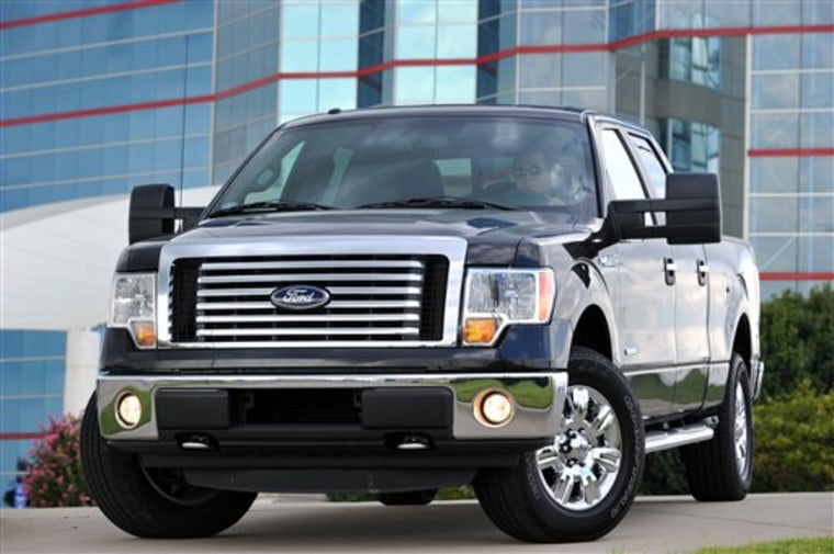The 2011 Ford F-150 Pick-up truck. Trucks outsold cars in October by the widest margin since 2005.